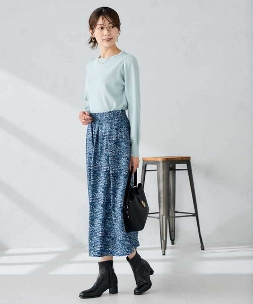 a.v.v / アー・ヴェ・ヴェ ニット・セーター | スパンコール混クルーネックニット | 詳細10