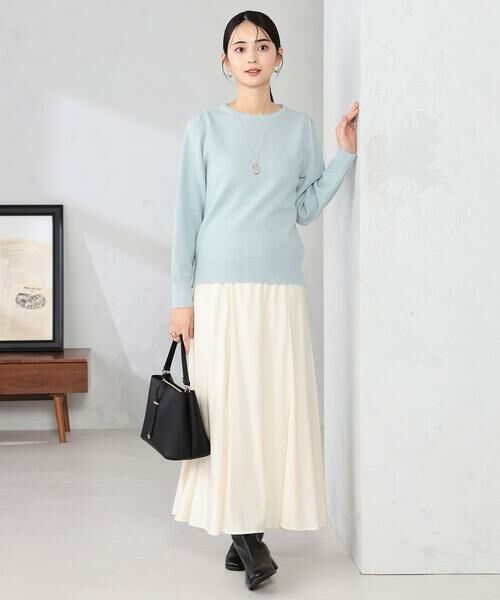 a.v.v / アー・ヴェ・ヴェ ニット・セーター | スパンコール混クルーネックニット | 詳細2