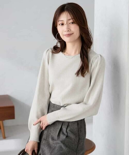 a.v.v / アー・ヴェ・ヴェ ニット・セーター | スパンコール混クルーネックニット | 詳細27