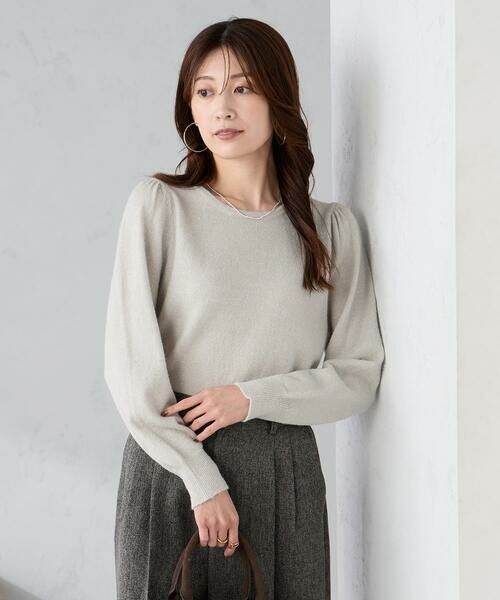 a.v.v / アー・ヴェ・ヴェ ニット・セーター | スパンコール混クルーネックニット | 詳細28