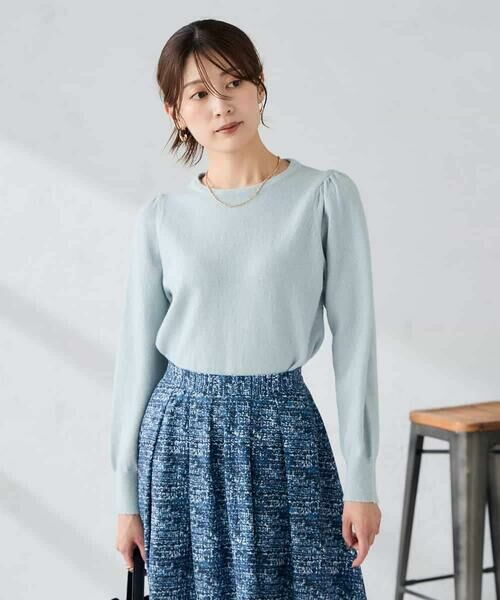 a.v.v / アー・ヴェ・ヴェ ニット・セーター | スパンコール混クルーネックニット | 詳細4