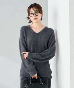 a.v.v / アー・ヴェ・ヴェ ニット・セーター | フェザーヤーンVネックニット