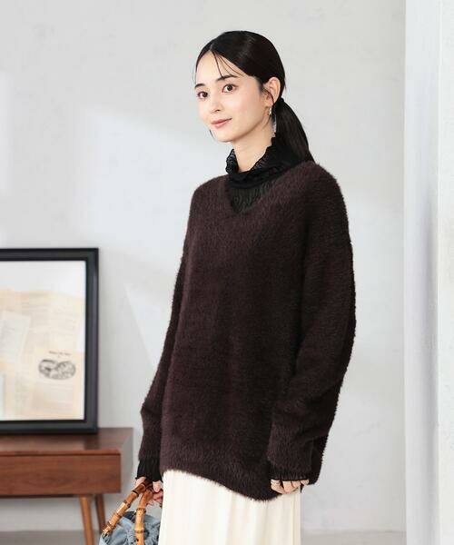a.v.v / アー・ヴェ・ヴェ ニット・セーター | フェザーヤーンVネックニット | 詳細13