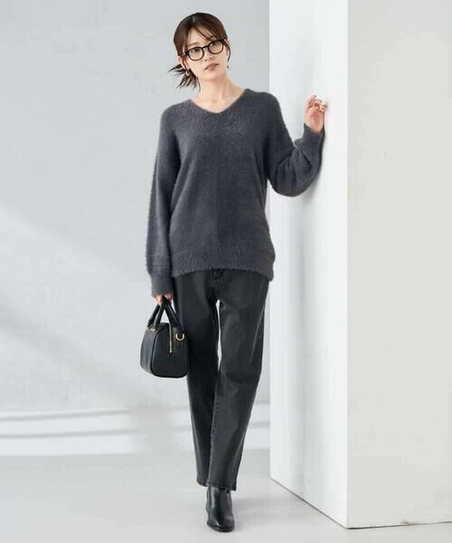 a.v.v / アー・ヴェ・ヴェ ニット・セーター | フェザーヤーンVネックニット | 詳細18