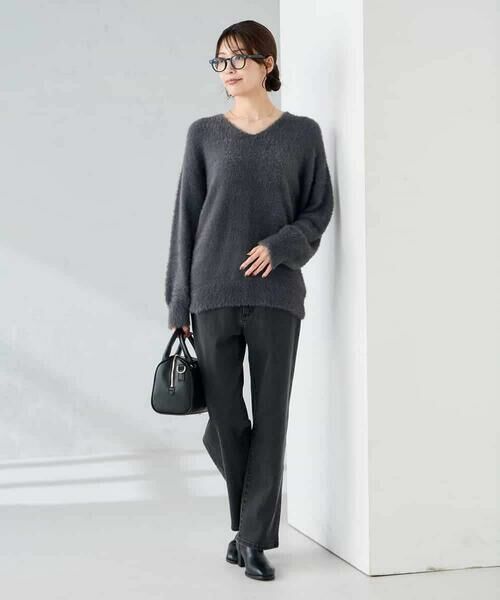 a.v.v / アー・ヴェ・ヴェ ニット・セーター | フェザーヤーンVネックニット | 詳細20