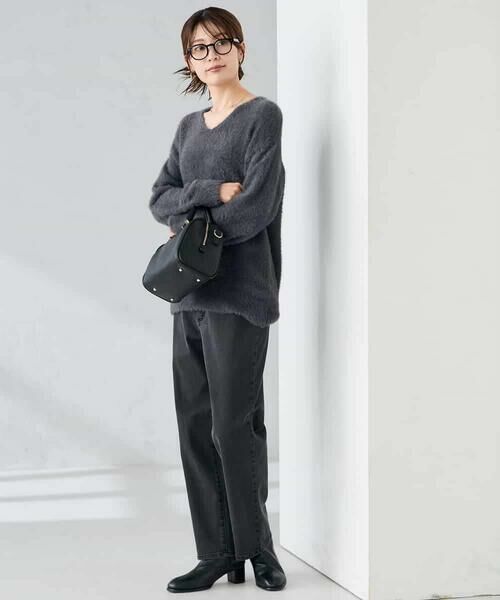 a.v.v / アー・ヴェ・ヴェ ニット・セーター | フェザーヤーンVネックニット | 詳細21