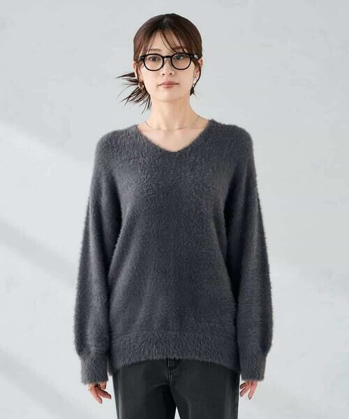 a.v.v / アー・ヴェ・ヴェ ニット・セーター | フェザーヤーンVネックニット | 詳細22
