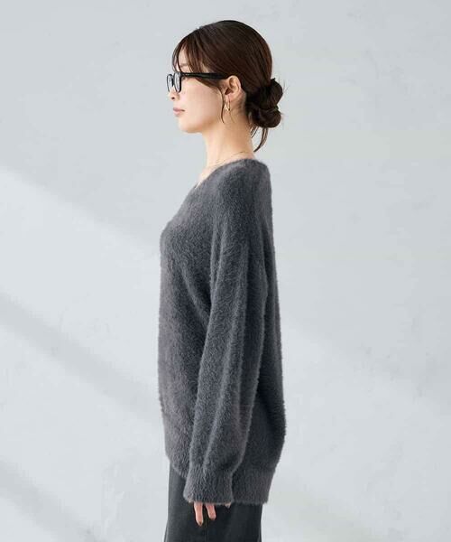 a.v.v / アー・ヴェ・ヴェ ニット・セーター | フェザーヤーンVネックニット | 詳細23