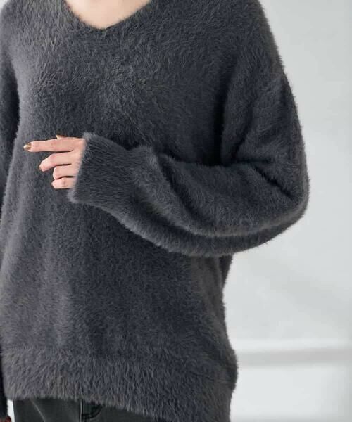 a.v.v / アー・ヴェ・ヴェ ニット・セーター | フェザーヤーンVネックニット | 詳細26