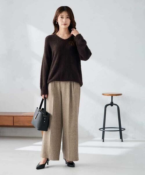 a.v.v / アー・ヴェ・ヴェ ニット・セーター | フェザーヤーンVネックニット | 詳細7