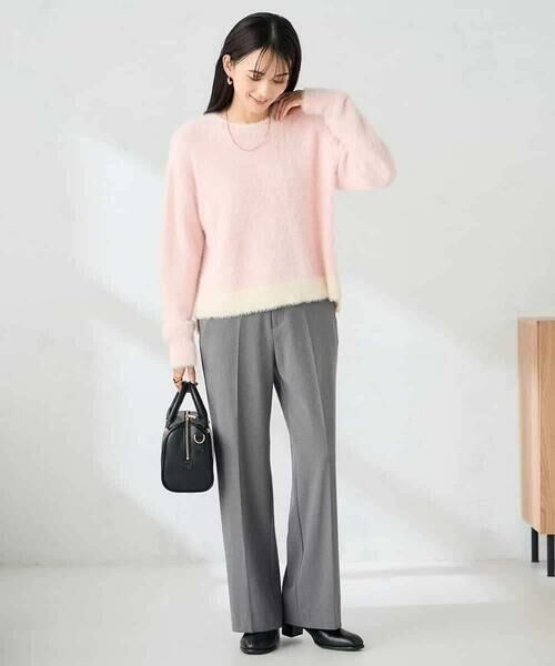 a.v.v / アー・ヴェ・ヴェ ニット・セーター | フェザーヤーンバイカラーニット | 詳細10