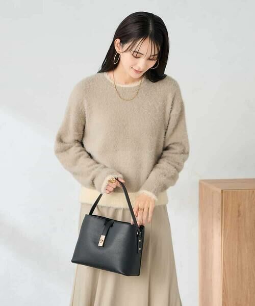 a.v.v / アー・ヴェ・ヴェ ニット・セーター | フェザーヤーンバイカラーニット | 詳細13