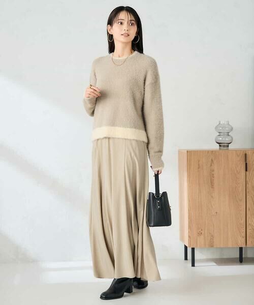 a.v.v / アー・ヴェ・ヴェ ニット・セーター | フェザーヤーンバイカラーニット | 詳細14