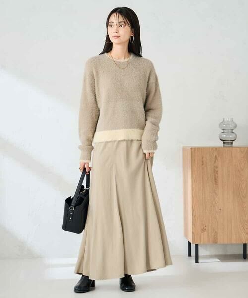 a.v.v / アー・ヴェ・ヴェ ニット・セーター | フェザーヤーンバイカラーニット | 詳細18