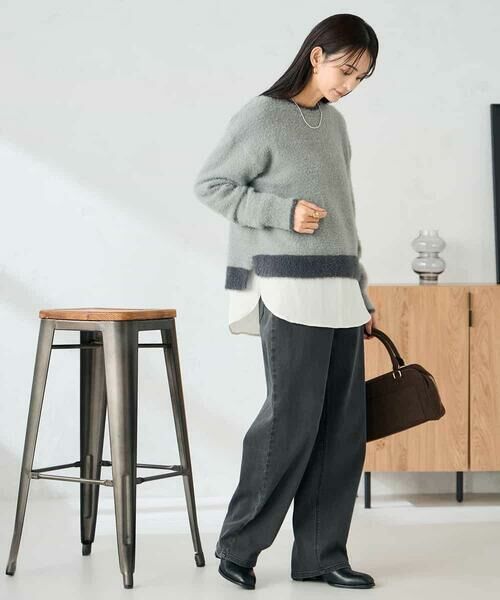 a.v.v / アー・ヴェ・ヴェ ニット・セーター | フェザーヤーンバイカラーニット | 詳細28