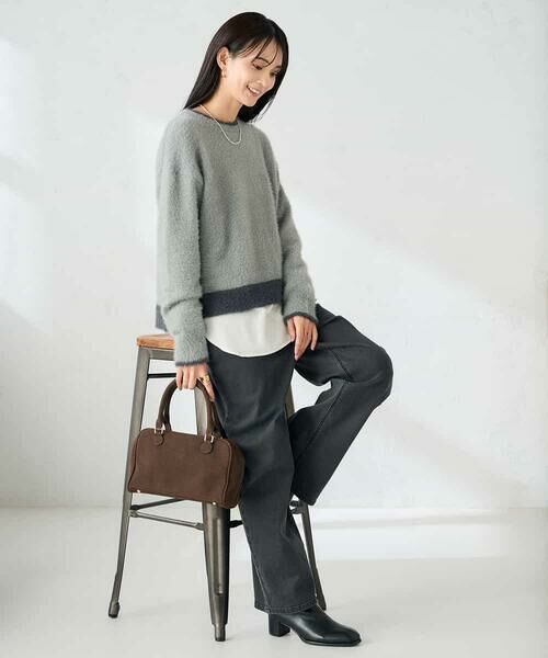a.v.v / アー・ヴェ・ヴェ ニット・セーター | フェザーヤーンバイカラーニット | 詳細29