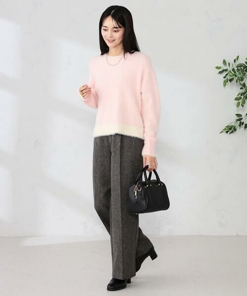 a.v.v / アー・ヴェ・ヴェ ニット・セーター | フェザーヤーンバイカラーニット | 詳細3