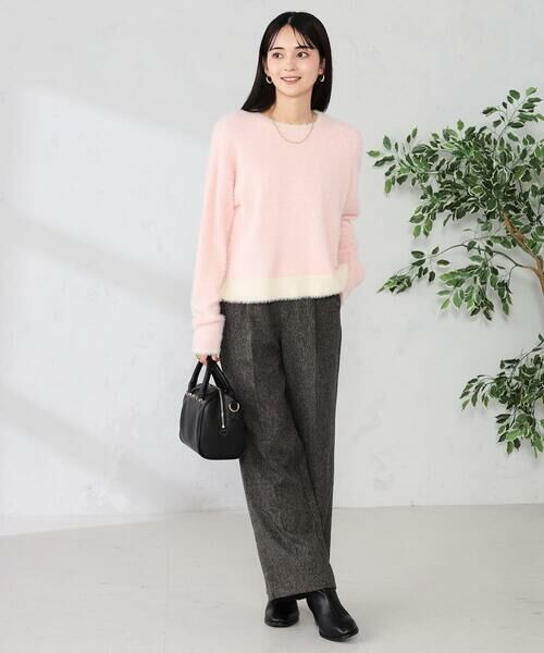 a.v.v / アー・ヴェ・ヴェ ニット・セーター | フェザーヤーンバイカラーニット | 詳細4