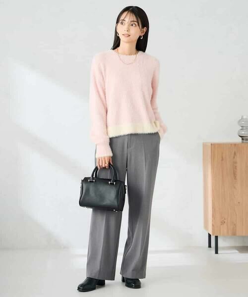 a.v.v / アー・ヴェ・ヴェ ニット・セーター | フェザーヤーンバイカラーニット | 詳細8