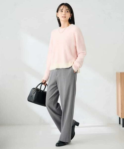 a.v.v / アー・ヴェ・ヴェ ニット・セーター | フェザーヤーンバイカラーニット | 詳細9