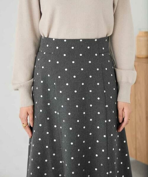 a.v.v / アー・ヴェ・ヴェ ロング・マキシ丈スカート | 箔ドットフレアスカート | 詳細16
