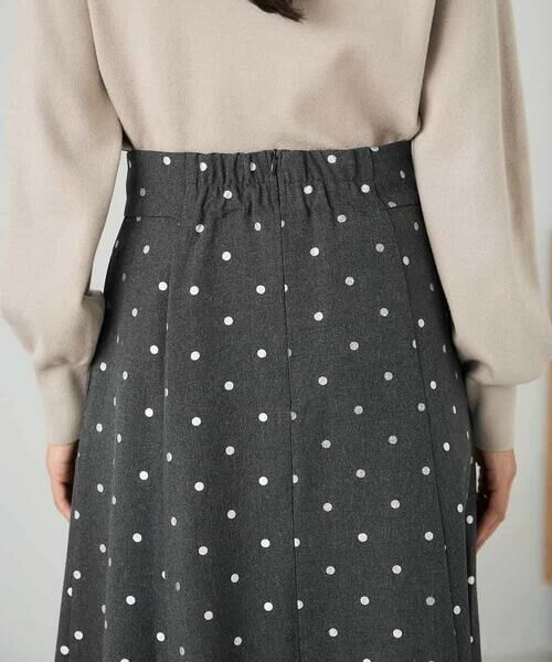a.v.v / アー・ヴェ・ヴェ ロング・マキシ丈スカート | 箔ドットフレアスカート | 詳細17