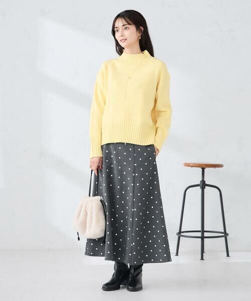 a.v.v / アー・ヴェ・ヴェ ロング・マキシ丈スカート | 箔ドットフレアスカート | 詳細7