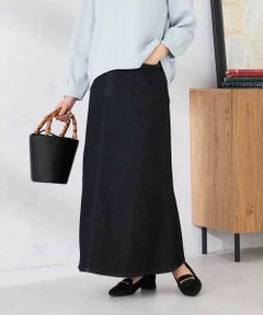 a.v.v / アー・ヴェ・ヴェ ロング・マキシ丈スカート | Aラインデニムスカート