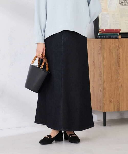 a.v.v / アー・ヴェ・ヴェ ロング・マキシ丈スカート | Aラインデニムスカート | 詳細16