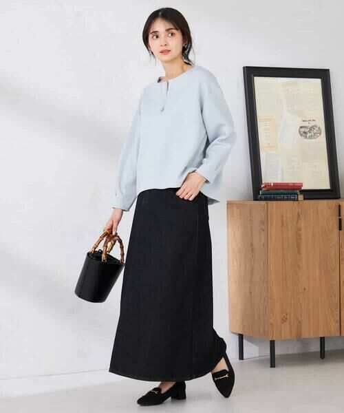 a.v.v / アー・ヴェ・ヴェ ロング・マキシ丈スカート | Aラインデニムスカート | 詳細19