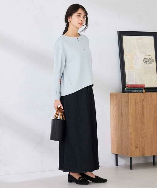 a.v.v / アー・ヴェ・ヴェ ロング・マキシ丈スカート | Aラインデニムスカート | 詳細20