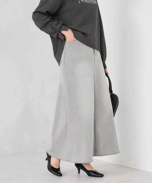 a.v.v / アー・ヴェ・ヴェ ロング・マキシ丈スカート | Aラインデニムスカート | 詳細23