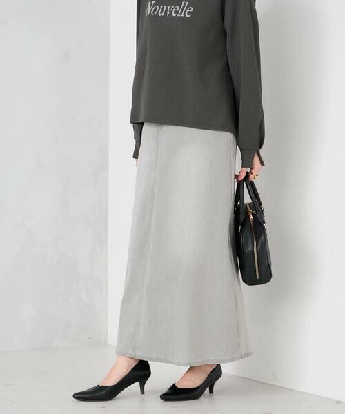 a.v.v / アー・ヴェ・ヴェ ロング・マキシ丈スカート | Aラインデニムスカート | 詳細24