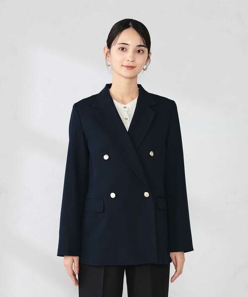 a.v.v / アー・ヴェ・ヴェ その他アウター | 【洗える】ダブルブレストジャケット | 詳細10