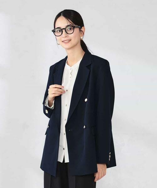 a.v.v / アー・ヴェ・ヴェ その他アウター | 【洗える】ダブルブレストジャケット | 詳細2