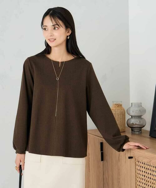 a.v.v / アー・ヴェ・ヴェ カットソー | 千鳥ジャガードトップス | 詳細1