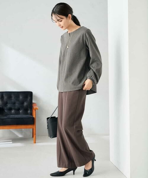 a.v.v / アー・ヴェ・ヴェ カットソー | 千鳥ジャガードトップス | 詳細12