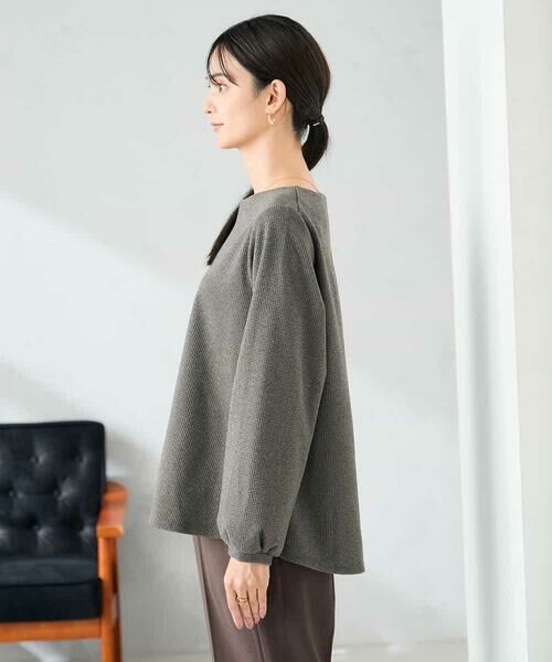 a.v.v / アー・ヴェ・ヴェ カットソー | 千鳥ジャガードトップス | 詳細15