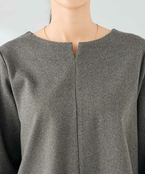 a.v.v / アー・ヴェ・ヴェ カットソー | 千鳥ジャガードトップス | 詳細17