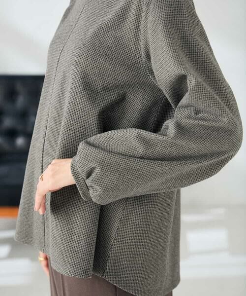 a.v.v / アー・ヴェ・ヴェ カットソー | 千鳥ジャガードトップス | 詳細18