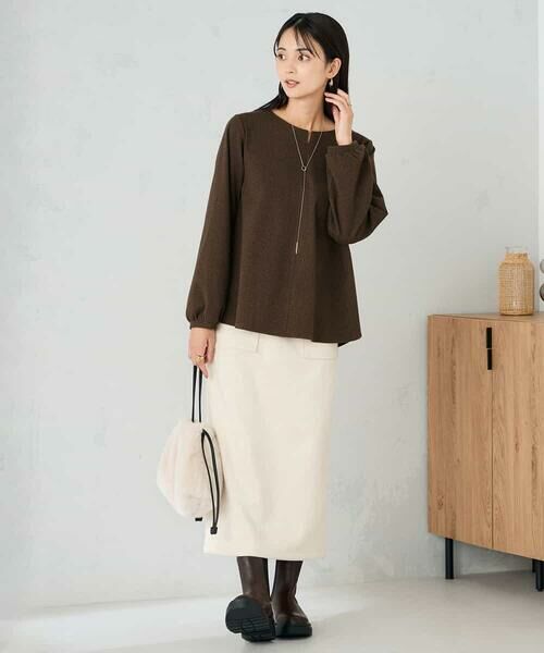 a.v.v / アー・ヴェ・ヴェ カットソー | 千鳥ジャガードトップス | 詳細4