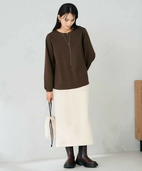 a.v.v / アー・ヴェ・ヴェ カットソー | 千鳥ジャガードトップス | 詳細6