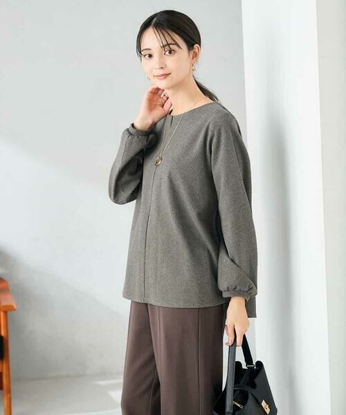 a.v.v / アー・ヴェ・ヴェ カットソー | 千鳥ジャガードトップス | 詳細8