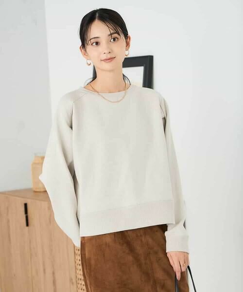 a.v.v / アー・ヴェ・ヴェ スウェット | ラメ裏起毛タックスリーブスウェット | 詳細1