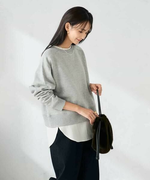 a.v.v / アー・ヴェ・ヴェ スウェット | ラメ裏起毛タックスリーブスウェット | 詳細11