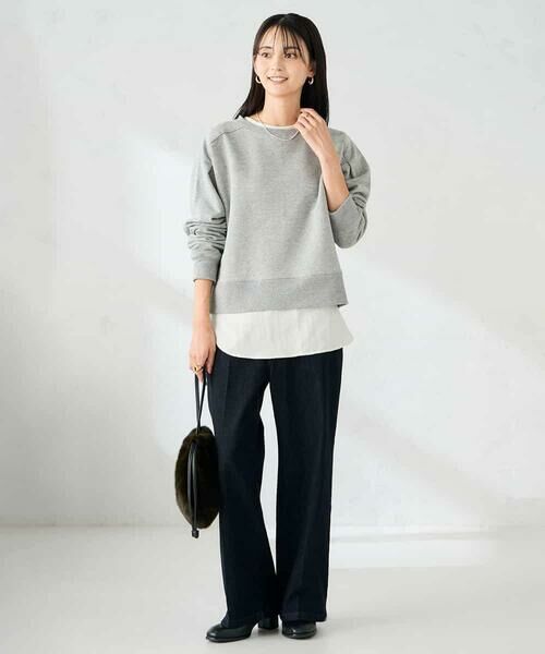 a.v.v / アー・ヴェ・ヴェ スウェット | ラメ裏起毛タックスリーブスウェット | 詳細14