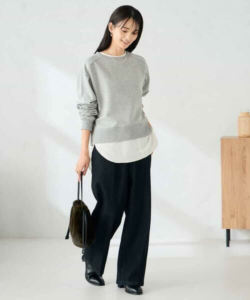 a.v.v / アー・ヴェ・ヴェ スウェット | ラメ裏起毛タックスリーブスウェット | 詳細15
