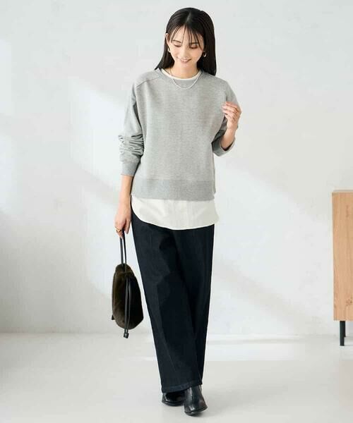 a.v.v / アー・ヴェ・ヴェ スウェット | ラメ裏起毛タックスリーブスウェット | 詳細16