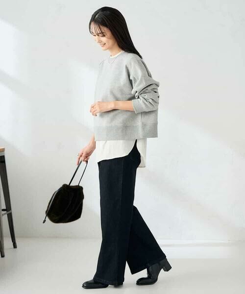 a.v.v / アー・ヴェ・ヴェ スウェット | ラメ裏起毛タックスリーブスウェット | 詳細17