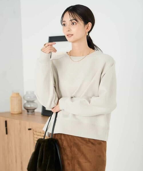 a.v.v / アー・ヴェ・ヴェ スウェット | ラメ裏起毛タックスリーブスウェット | 詳細2